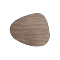 Dessous de verre forme organique – Effet cuir taupe